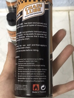 xịt dưỡng vệ sinh sên MC racing