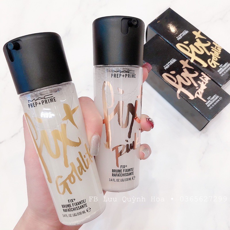 Xịt cố định Make Up MAC Fix+ có màu 100ml