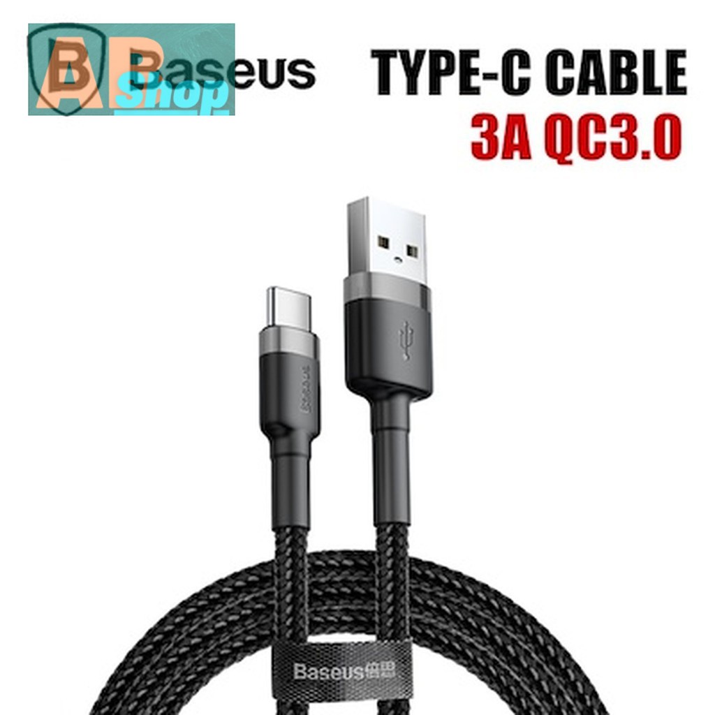Cáp sạc nhanh Baseus Cafule Micro USB / Type C / táo 1m / 2m , 2.4A, Quick charge 3.0