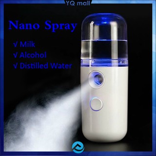 Máy Phun Sương Xông Hơi NaNo Mini Cầm Tay Dưỡng Da Cấp Nước Tối Đa/Chống Lão Hoá