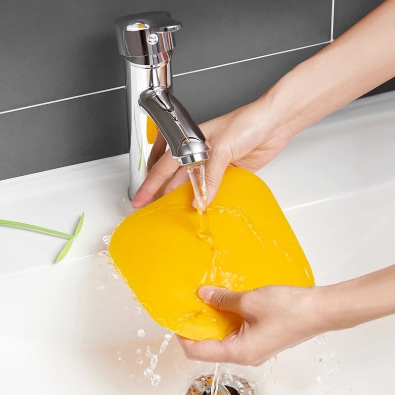 Nắp Silicone Đậy Cống Thoát Nước Bồn Rửa Chén/Phòng Tắm Chống Tắc Nghẽn Tiện Dụng