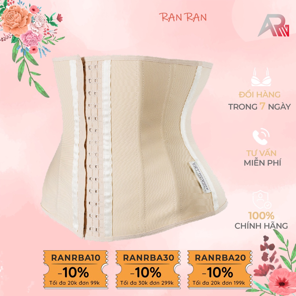 Latex 9 xương cao 29cm, đai nịt bụng giảm mỡ gen bụng chính hãng ITALIA