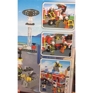 Đồ chơi lego lắp ráp xe cứu hoả