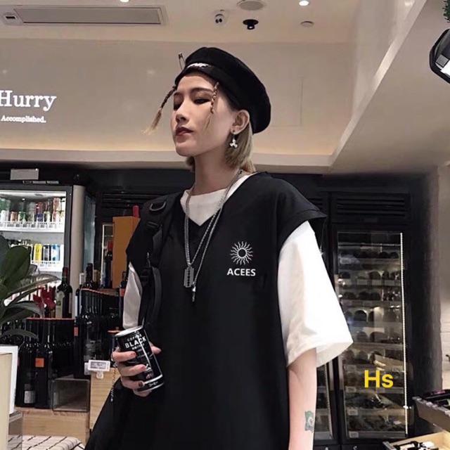[Mã APWARN20 hoàn 20k xu đơn 0đ] Unisex Áo Gile Nam Nữ Đẹp Oversize ACEES | BigBuy360 - bigbuy360.vn