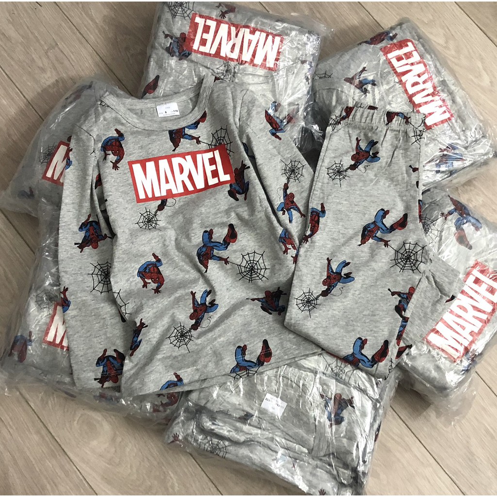 ĐỒ BỘ CHO BÉ TRAI CAYABE TAY DÀI NGƯỜI NHỆN SPIDERMAN MARVEL (QUẦN ÁO TRẺ EM)
