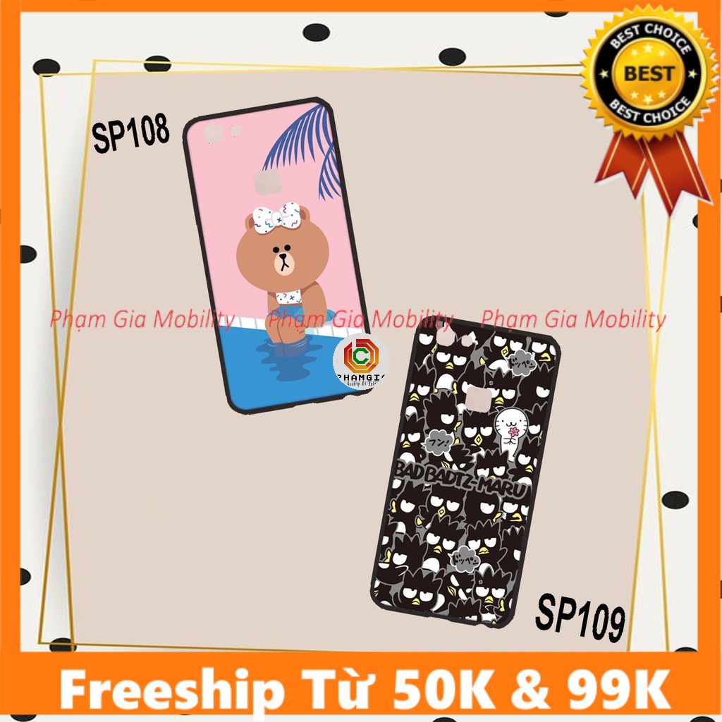 Ốp lưng vivo v7/ v7 plus dẻo, hình đẹp dễ thương (P1)