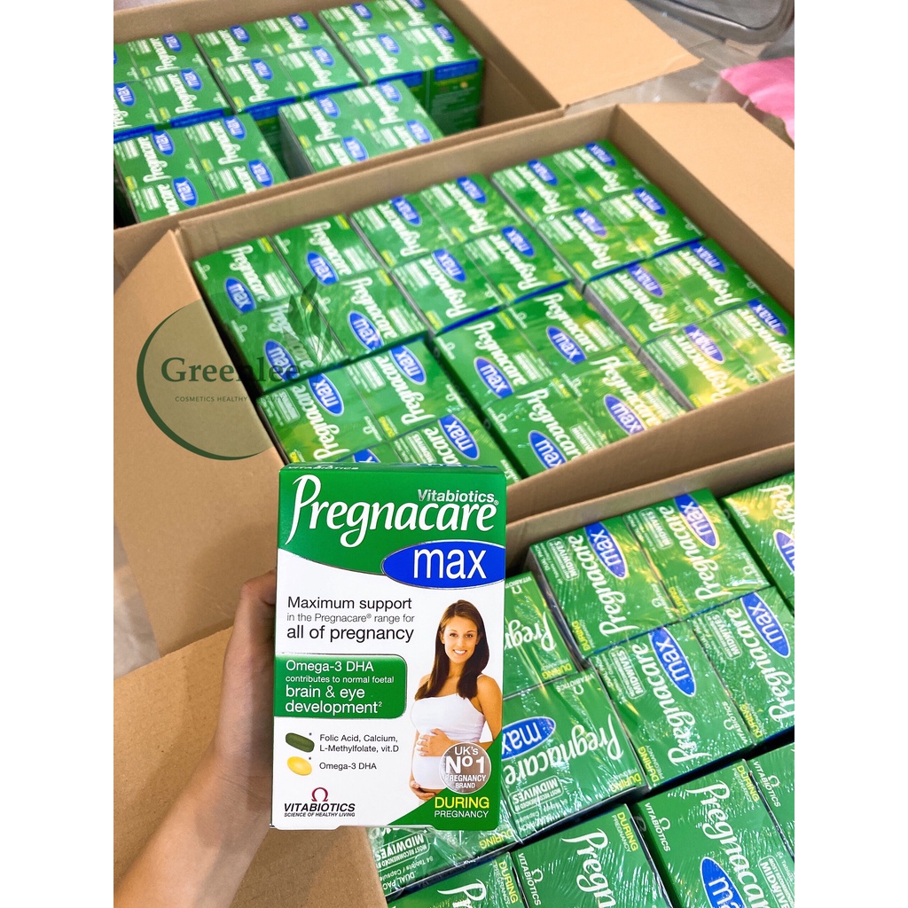 Vitamin tổng hợp cho bà bầu Pregnacare Max, Anh (84 viên) bổ sung Vitamin C, D3, DHA, Axit Folic cho bà bầu, mẹ sau sinh