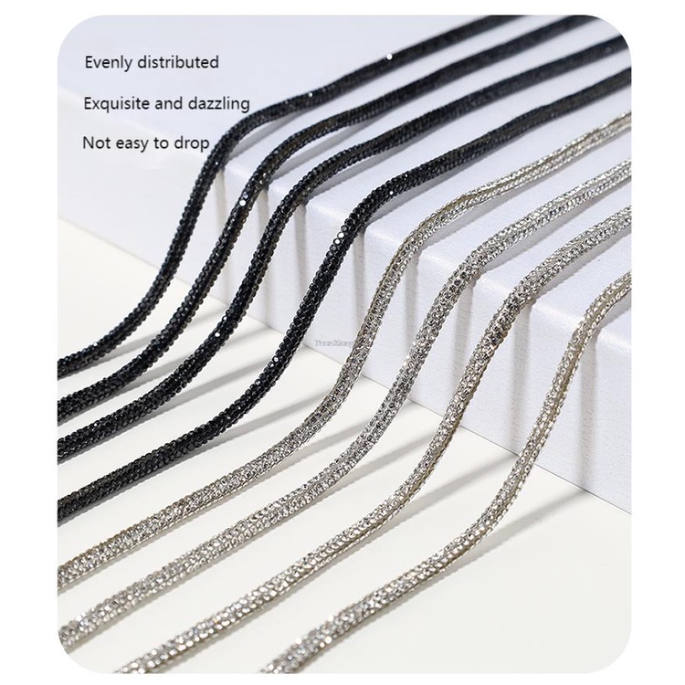 1 Dây Giày Đính Đá Giả Kim Cương Màu Cầu Vồng Thời Trang 100/120/140/160CM DIY