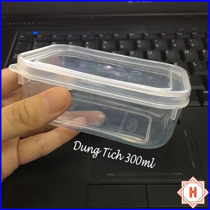 Hộp Nhựa Trữ Đông có nắp Cao Cấp 300ml { H }