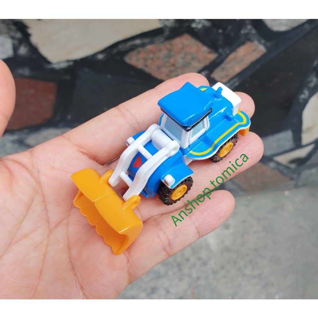 Mô hình xe xúc màu cam tomica Nhật Bản