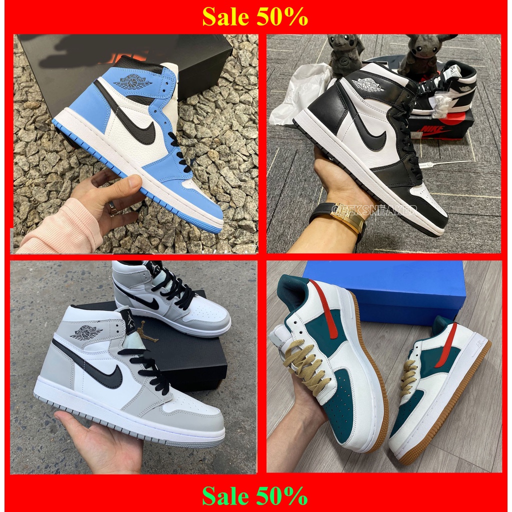 Giày Sneaker J0rdan 1 cao cổ các màu hot nhất, Giày thể thao , Giày JDS1 cổ cao nam nữ