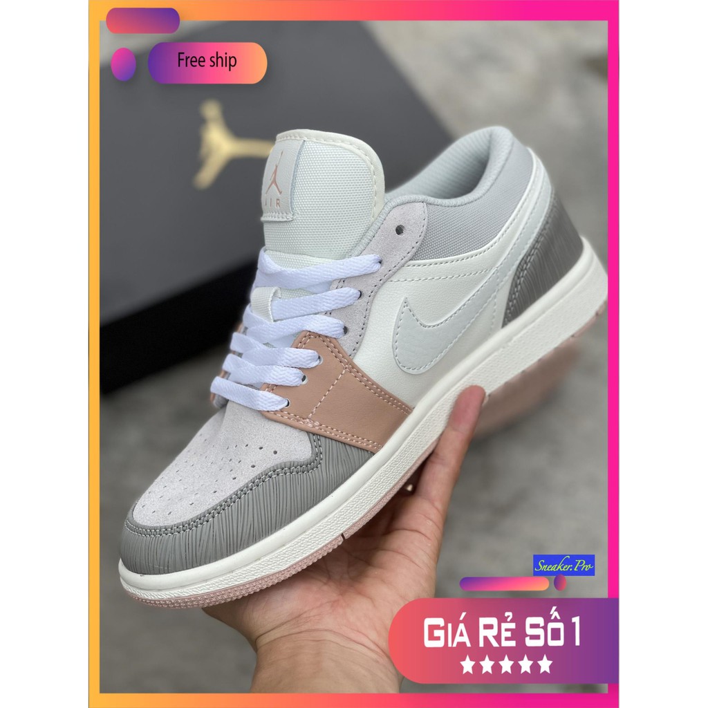 (FULL BOX + QUÀ TẶNG) Giày thể thao Air Jordan 1 Low Milan cổ thấp siêu đẹp dành cho nam và nữ