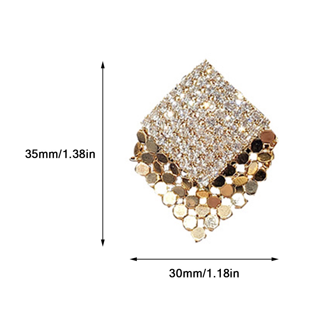 Bông Tai Đính Đá Thời Trang Dành Cho Nữ