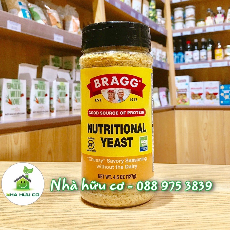 Nấm men dinh dưỡng Bragg Nutritional Yeast Seasoning 127 gr Date : 30/4/2023