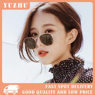 Kính mát tròng kính phẳng hình lục giác thiết kế thương hiệu mới phong cách vintage thời trang cho nam nữ