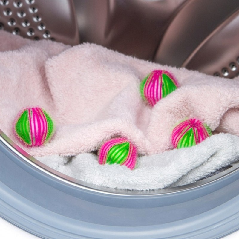 Dụng Cụ Bóng Hỗ Trợ Giặt Quần Áo Với Thiết Kế Nhỏ Gọn Tiện Dụng