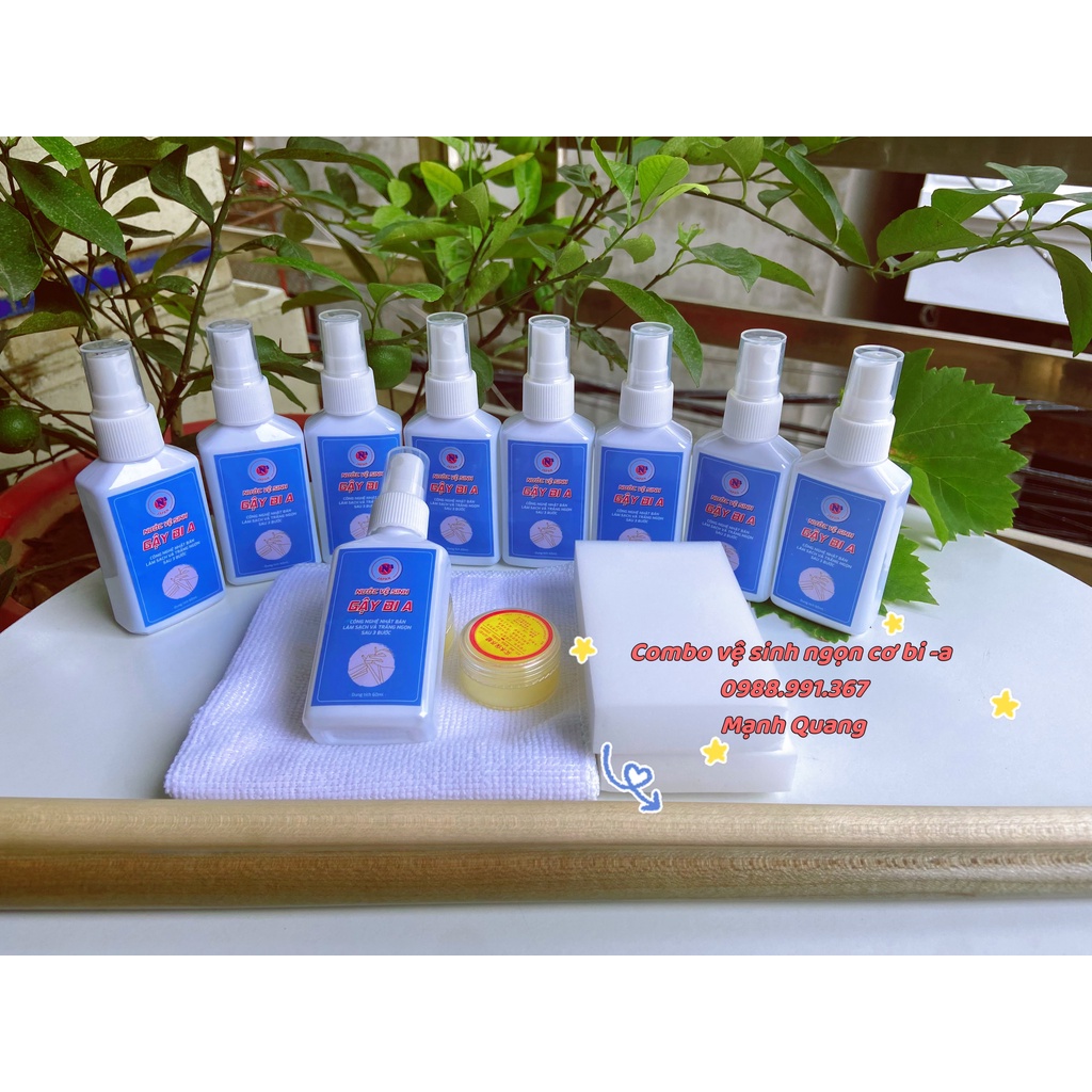 N3 Japan dung dịch nước lau làm sạch ngọn cơ bida, pool, 3c, libre