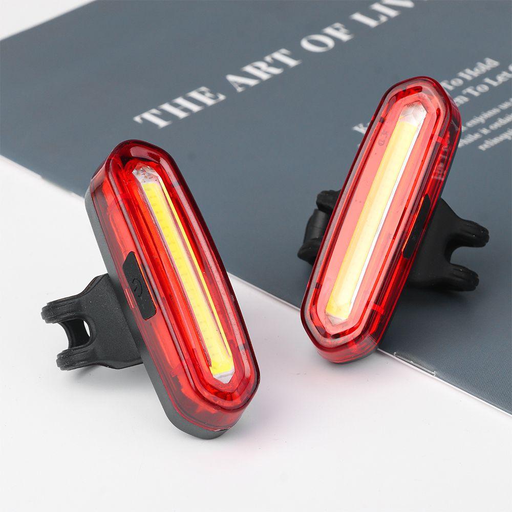 LETTER USB Chargeable Cycling Light LED Tail-lamp Bike Taillight Riding Waterproof Bicycle Accessories MTB Rear Lights/Multicolor