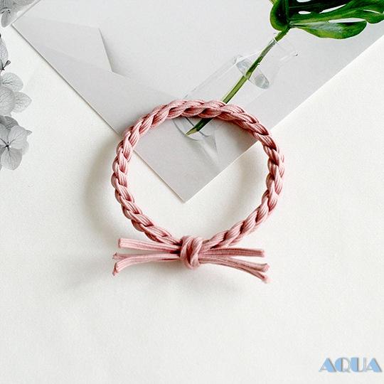 Dây Buộc Tóc Đuôi Ngựa Co Giãn Màu Trơn / Màu Sắc Phù Hợp Với Phụ Kiện Cho Nữ