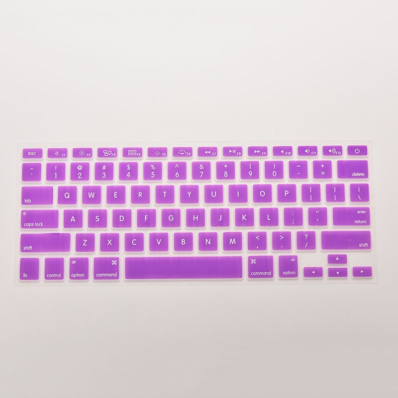 Miếng dán bàn phím silicon nhiều màu sắc tùy chọn thích hợp cho Macbook Air Pro 13&quot; 15&quot; 17&quot; Inch