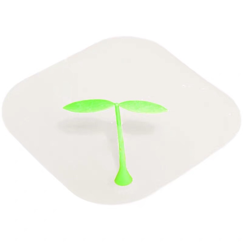Miếng Silicone khử mùi sàn nắp cống thoát nước khử mùi nhà bếp tròn nút nước nhà vệ sinh. Hình lá mầm