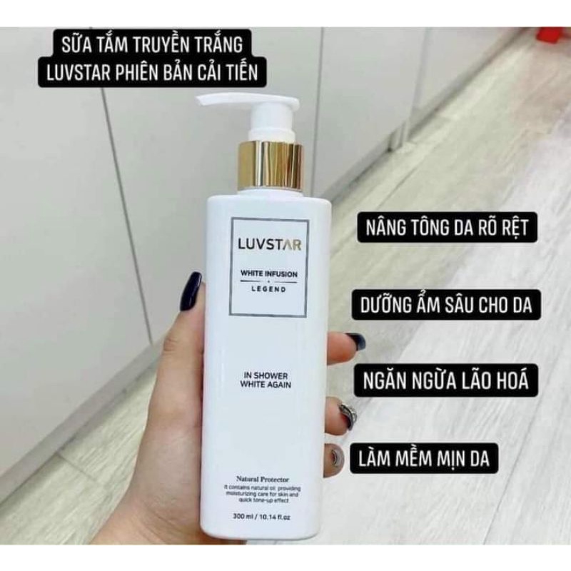 SỮA TẮM TRUYỀN TRẮNG LUVSTAR PHIÊN BẢN CẢI TIẾN