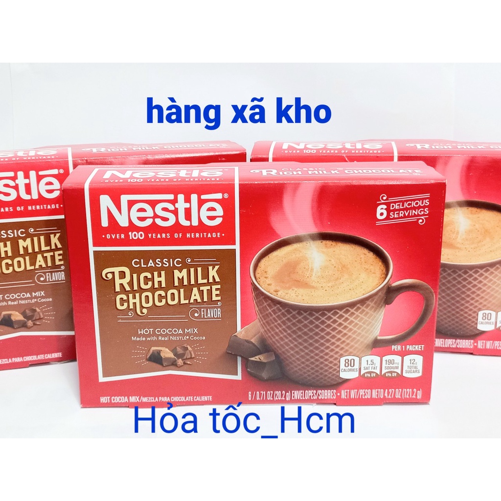 Hộp 121.2gcacao Nestle rich milk chocolate