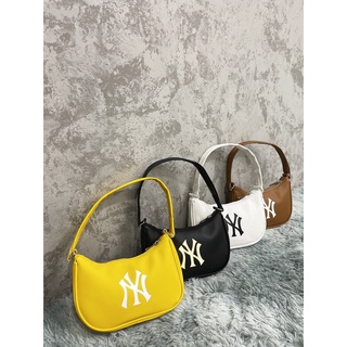Túi Đeo Vai Kẹp Nách MLB Big Logo Solid Hobo Bag B460