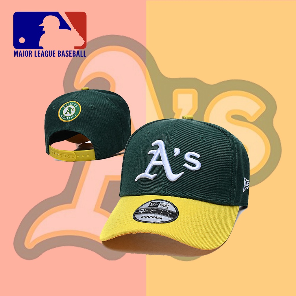 Mlb Oakland Athletics 9twenty League Mũ vành cong hai màu chính hãng