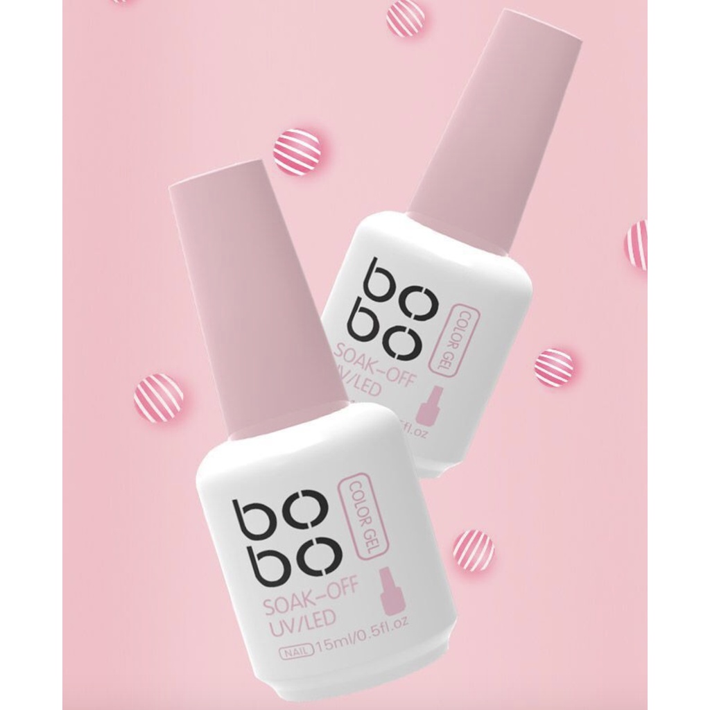 Sơn Gel Thạch Anh Bobo 15ml Siêu Đẹp Set 07 - 12