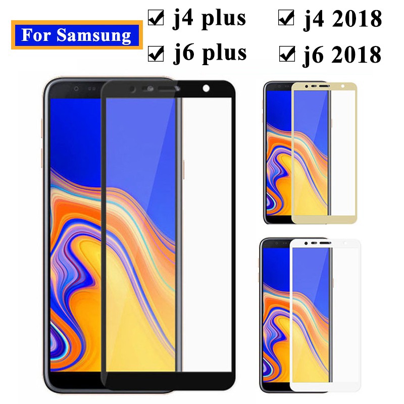 Kính cường lực bảo vệ toàn màn hình cho Samsung Galaxy J4 J6 Plus 2018 A3 A5 2017 A6 A8 J8