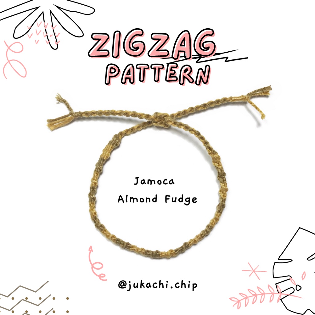 Vòng tay/ lắc chân handmade họa tiết zigzag vintage | Zigzag pattern bracelets/anklets