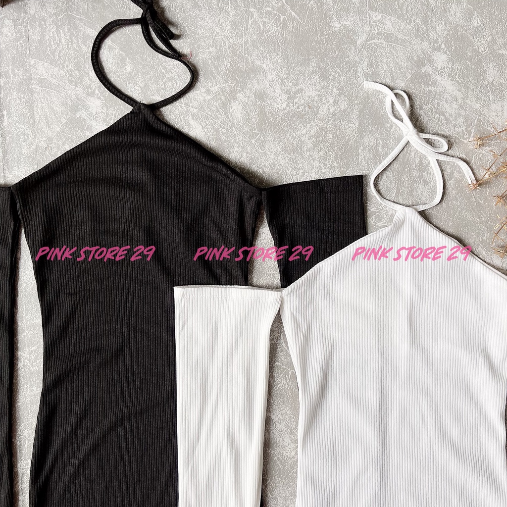 Đầm Body Trễ Vai Tay Dài Tôn Dáng Gợi Cảm Phối Cổ Yếm E Ấp Ngây Thơ D053 | BigBuy360 - bigbuy360.vn