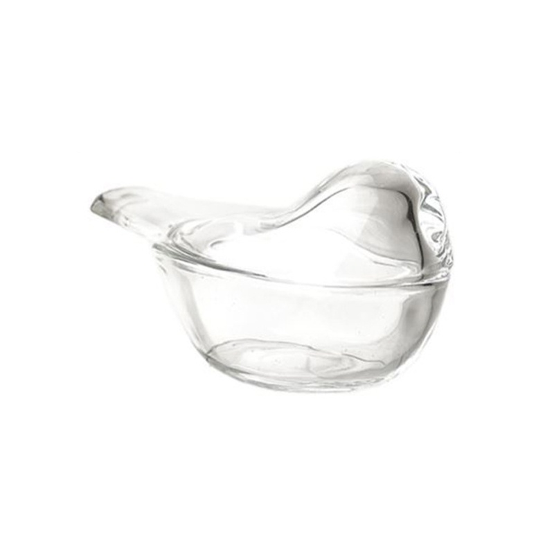 Hộp Đựng Trang Sức Bằng Kính Hình Chú Chim Dễ Thương Tiện Dụng Cho Gia Đình