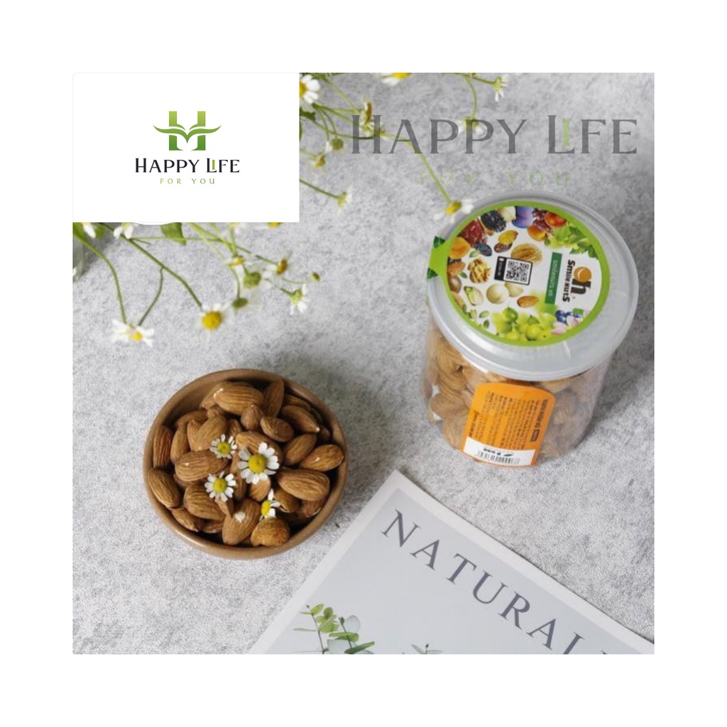 Hạt nhân tách vỏ nướng mộc hộp 500g - Happy Life for You