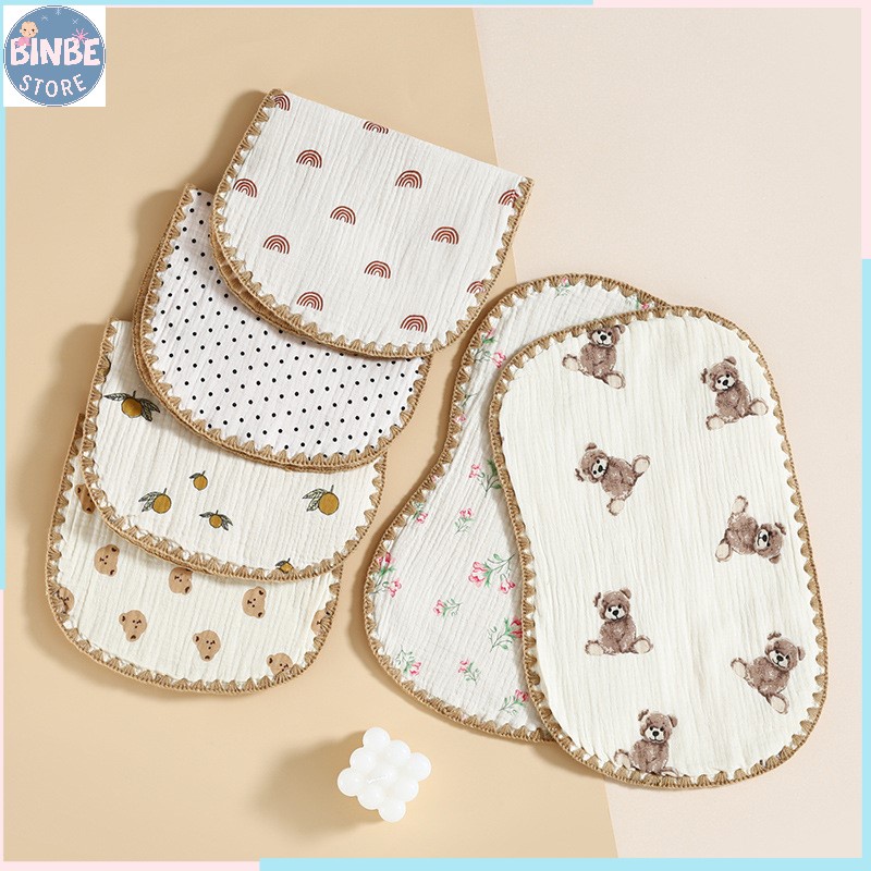 Gối cho bé sơ sinh, gối xô 10 lớp cho bé mềm mại thoáng khí kích thước 45*25cm Binbestore