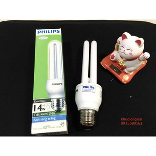 Bóng đèn compact Philips Essential 14W 2U-E27