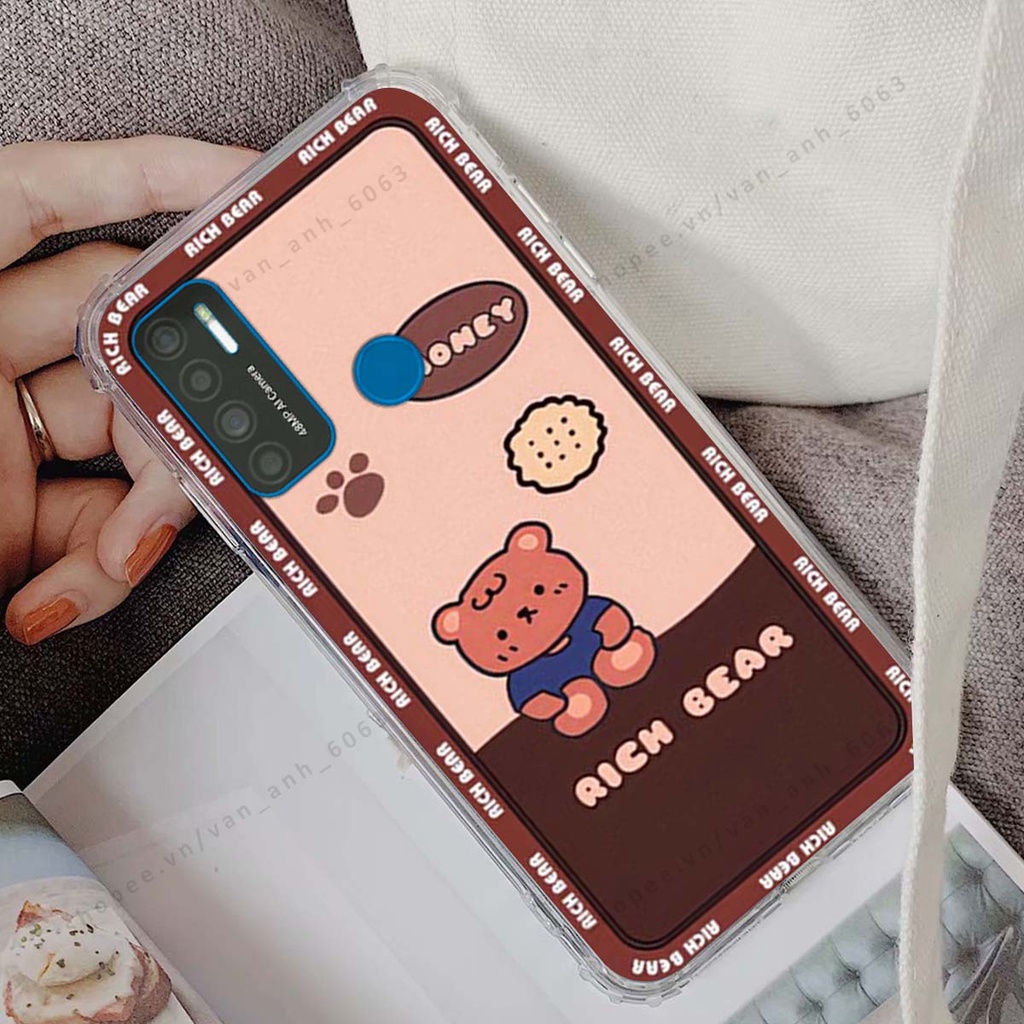 Ốp lưng Vsmart Star 5 / Joy 4 / Live 4 in hình hoa, gấu rich bear nghệ thuật, thời trang