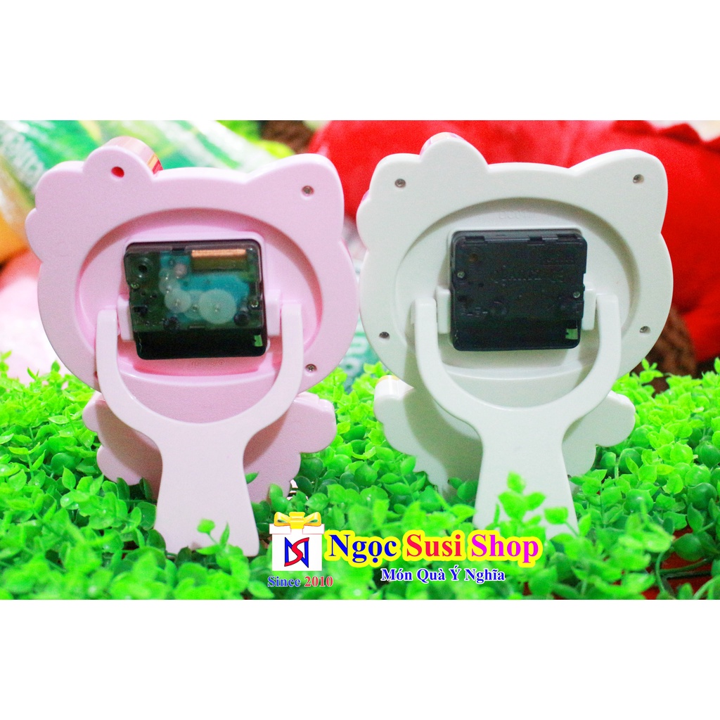 ĐỒNG HỒ MÈO KITTY SIÊU CUTE + TẶNG PIN