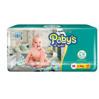 Bỉm Quần Paby's Thạch Thảo. Bộ COMBO 3 Gói M132.L123.XL114.XXL108/Miếng + KM 1 Miếng