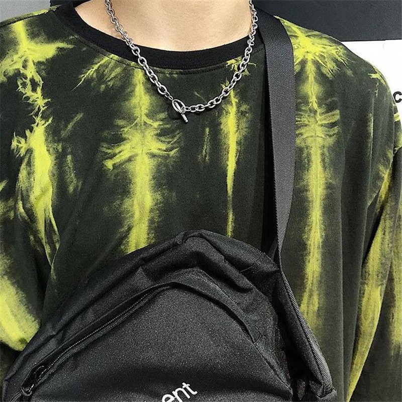 Vòng cổ hợp kim phong cách hip hop cho nam nữ