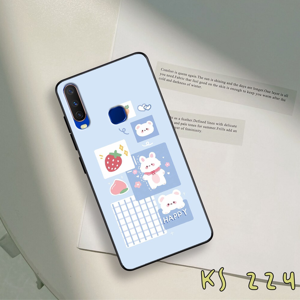 Ốp lưng Vivo Y12 - Y15 - Y17 - U10 - Ốp in hình thỏ con dễ thương