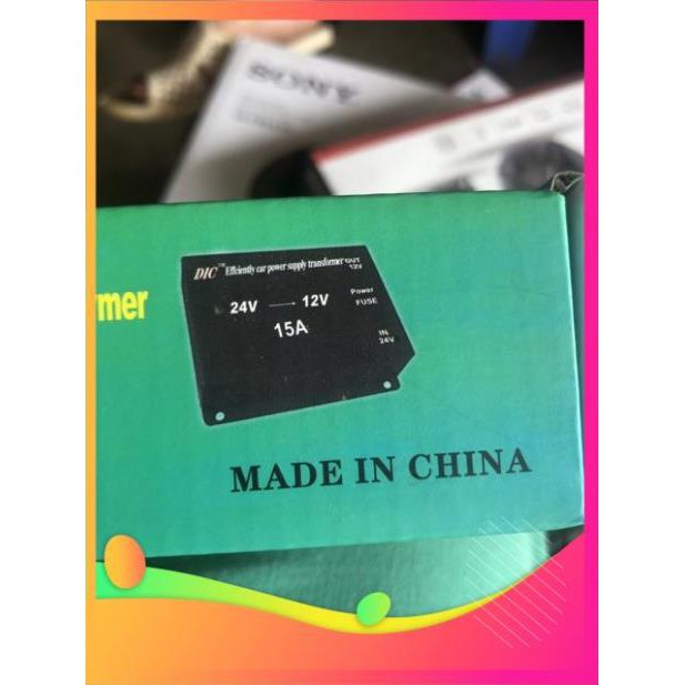 Đổi nguồn 24v xuống 12v 15A siêu bền HG1307