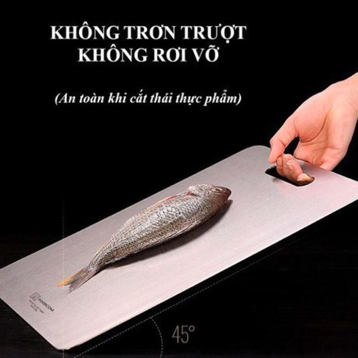 THỚT INOX CAO CẤP KHÔNG GỈ, KHÁNG KHUẨN AN TOÀN VỆ SINH