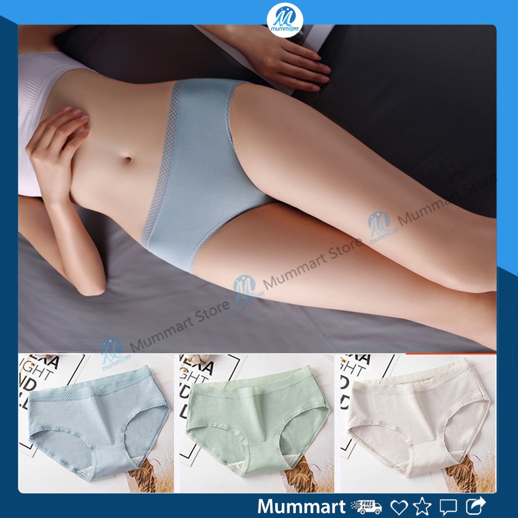 [Có size XXL] Quần lót nữ cotton viền ren, mềm, mịn, mặc ôm và co dãn tốt - Mummart