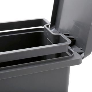 Thùng Rác Compact  Xám 20 Lít