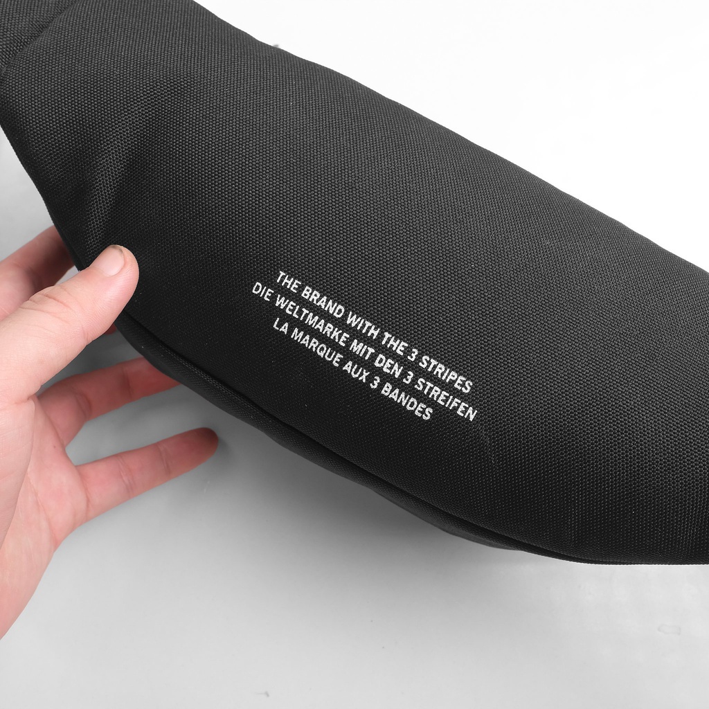TÚI BAO TỬ ADIDAS CHẤT VẢI POLYESTE HÀN QUỐC CAO CẤP, TÚI THỜI TRANG MÃ AD2A22 MÀU ĐEN ,chuẩn xịn