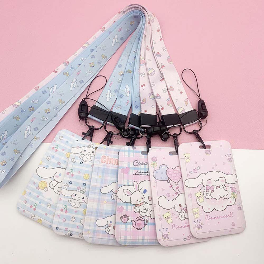 Ví Đựng Thẻ Ngân Hàng / Thẻ Tín Dụng / Xe Buýt Hình Chú Thỏ Dễ Thương Có Dây Đeo Tiện Dụng Ốp