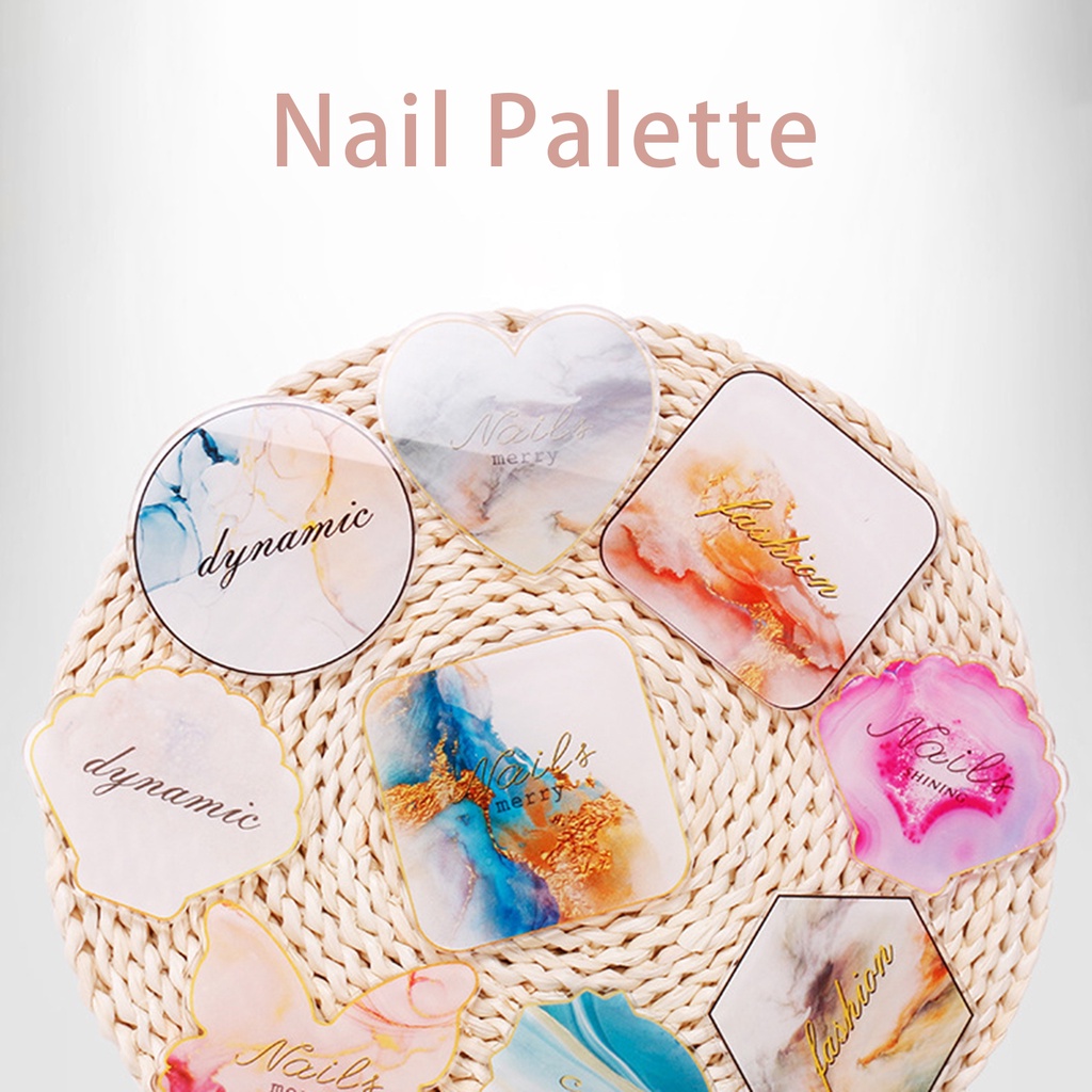 Khay Đựng Màu Sơn Móng Tay Bằng Acrylic Tự Nhiên Đa Năng Tiện Dụng