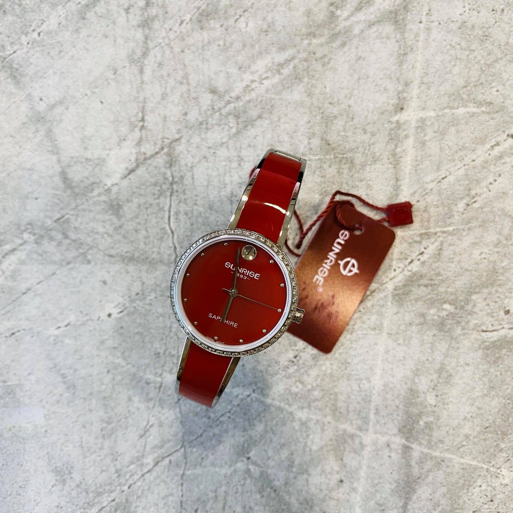 Đồng hồ Sunrise nữ chính hãng Nhật Bản L9968AA.D.DD - kính saphire chống trầy - Đá S